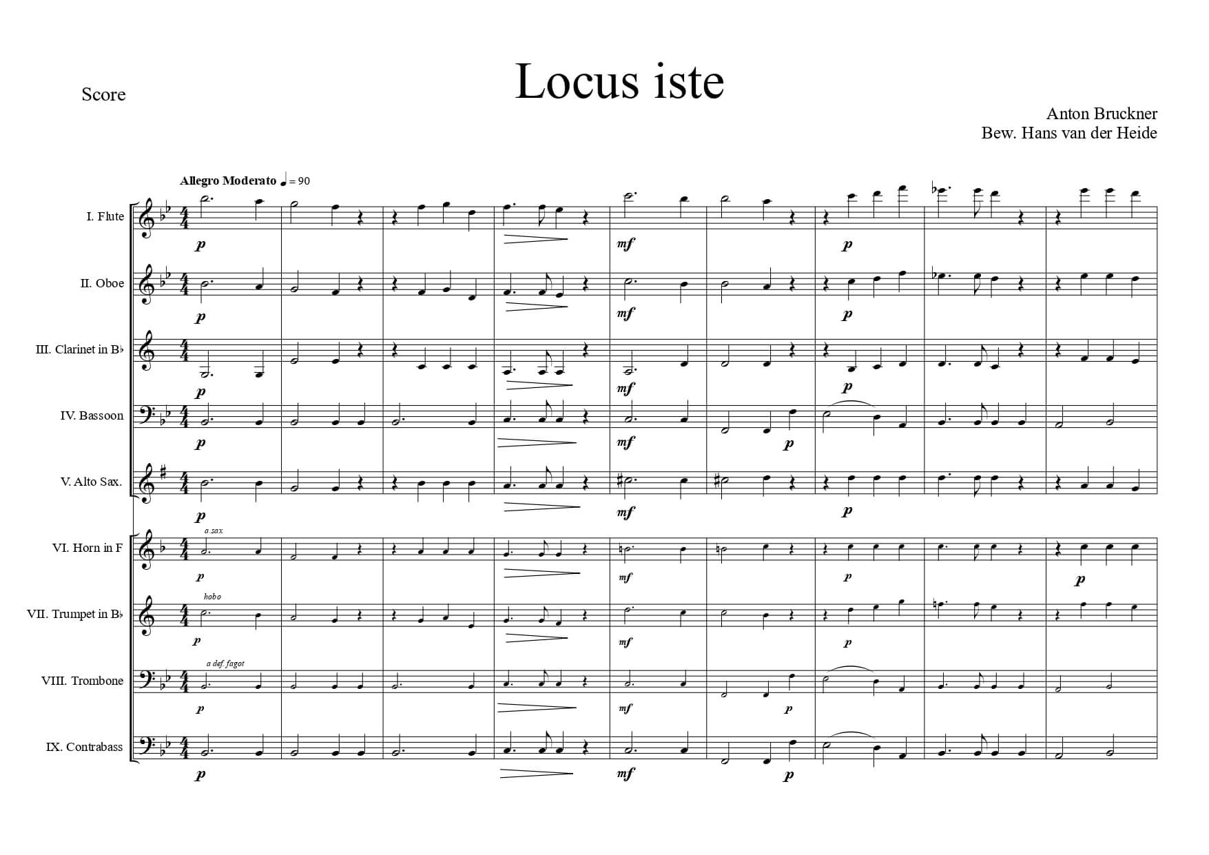 Locus Iste - Anton Bruckner - Afbeelding 2